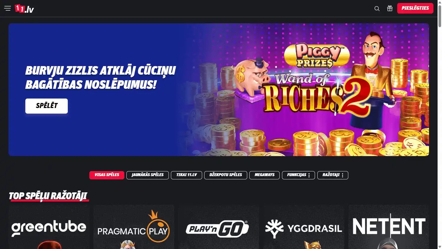 11.lv Casino screenshot 2