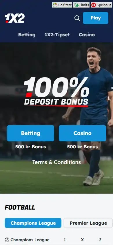 1x2 Casino screenshot 3