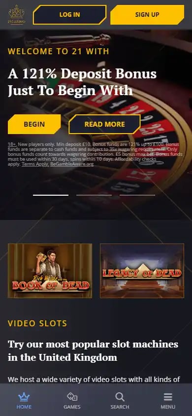 21 Casino screenshot 4