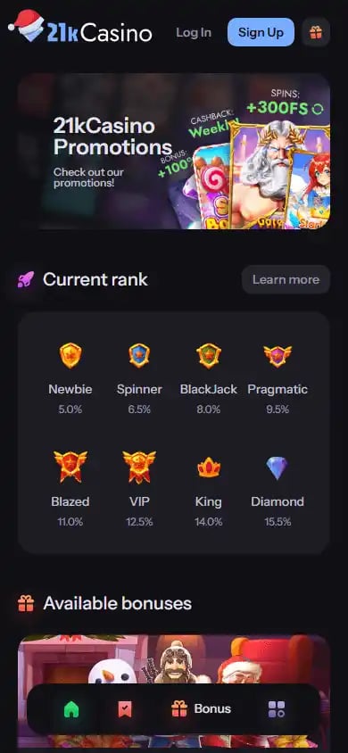 21k Casino screenshot 6