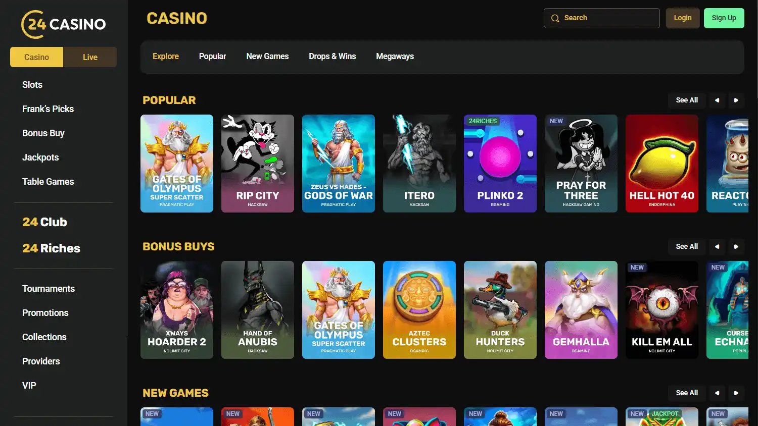 24Casino screenshot 2