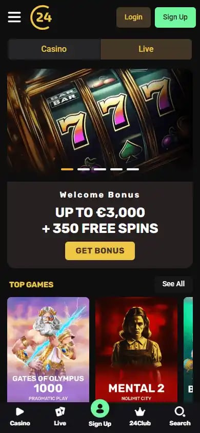24Casino screenshot 4