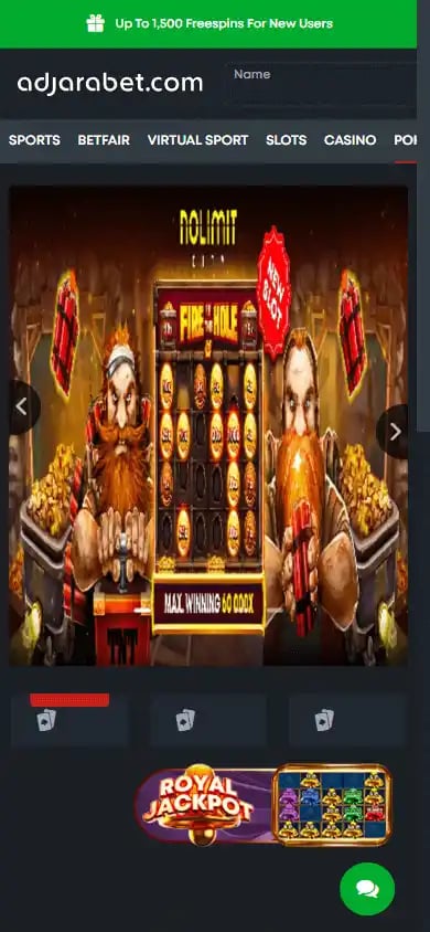 Adjarabet Casino screenshot 5