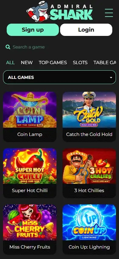 Admiral Shark Casino screenshot 5