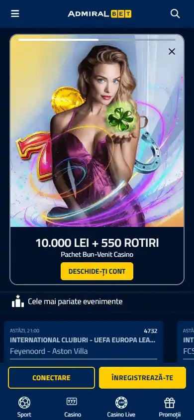 AdmiralBet Casino screenshot 5