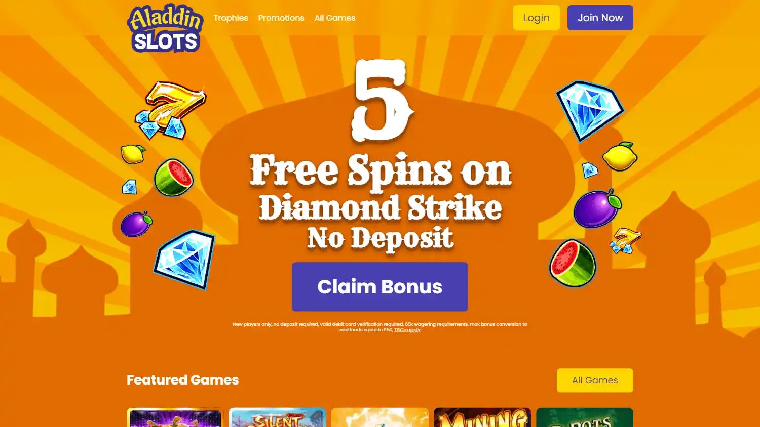 Aladdin Slots Casino screenshot 1