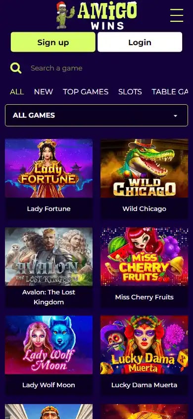 Amigo Wins Casino screenshot 4