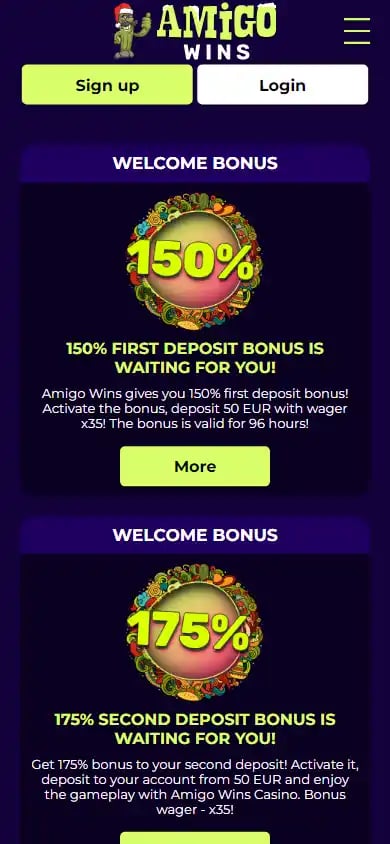 Amigo Wins Casino screenshot 5