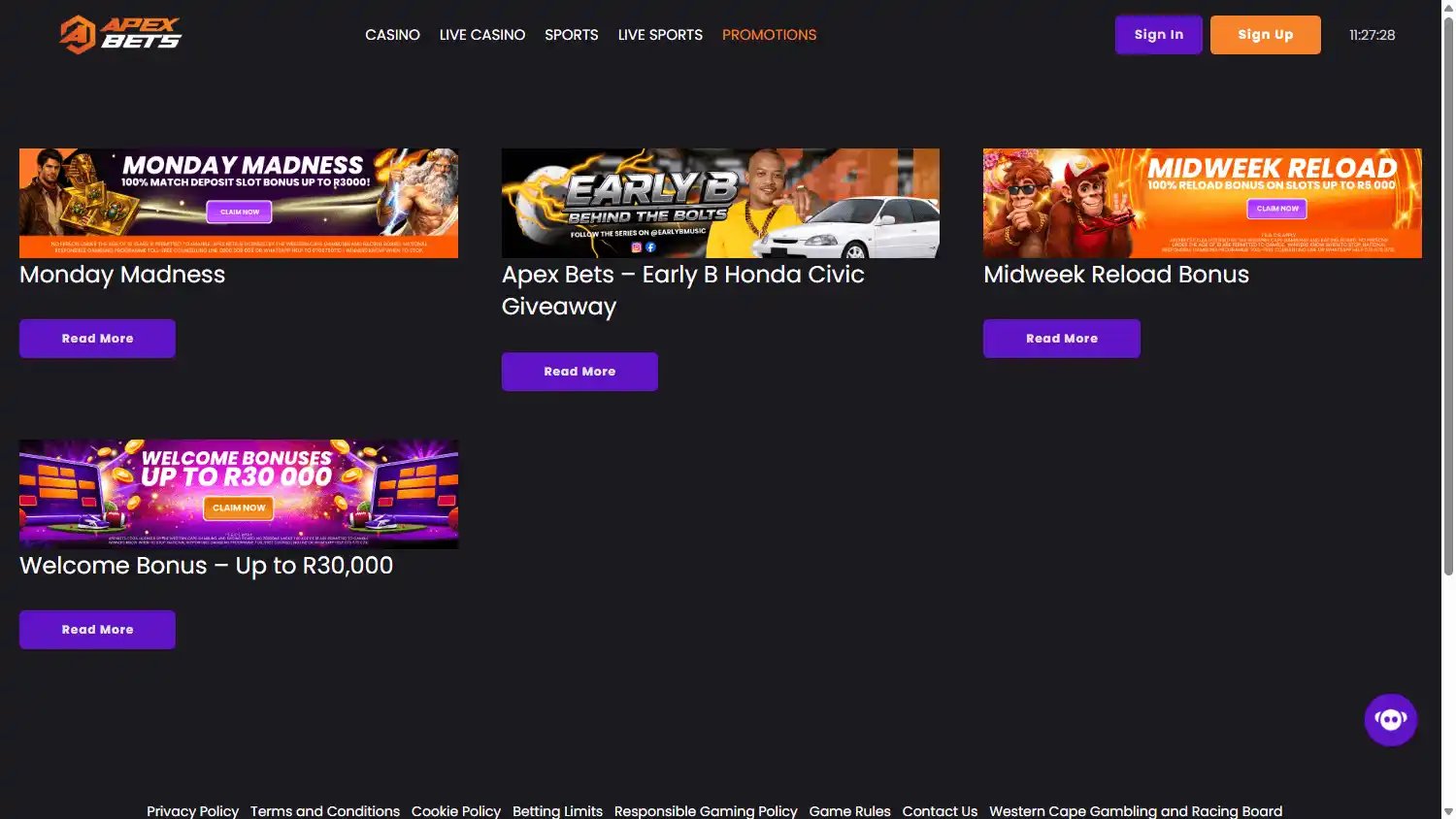 ApexBets Casino screenshot 3
