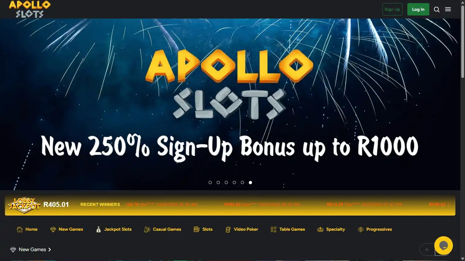 Apollo Slots Casino screenshot 2