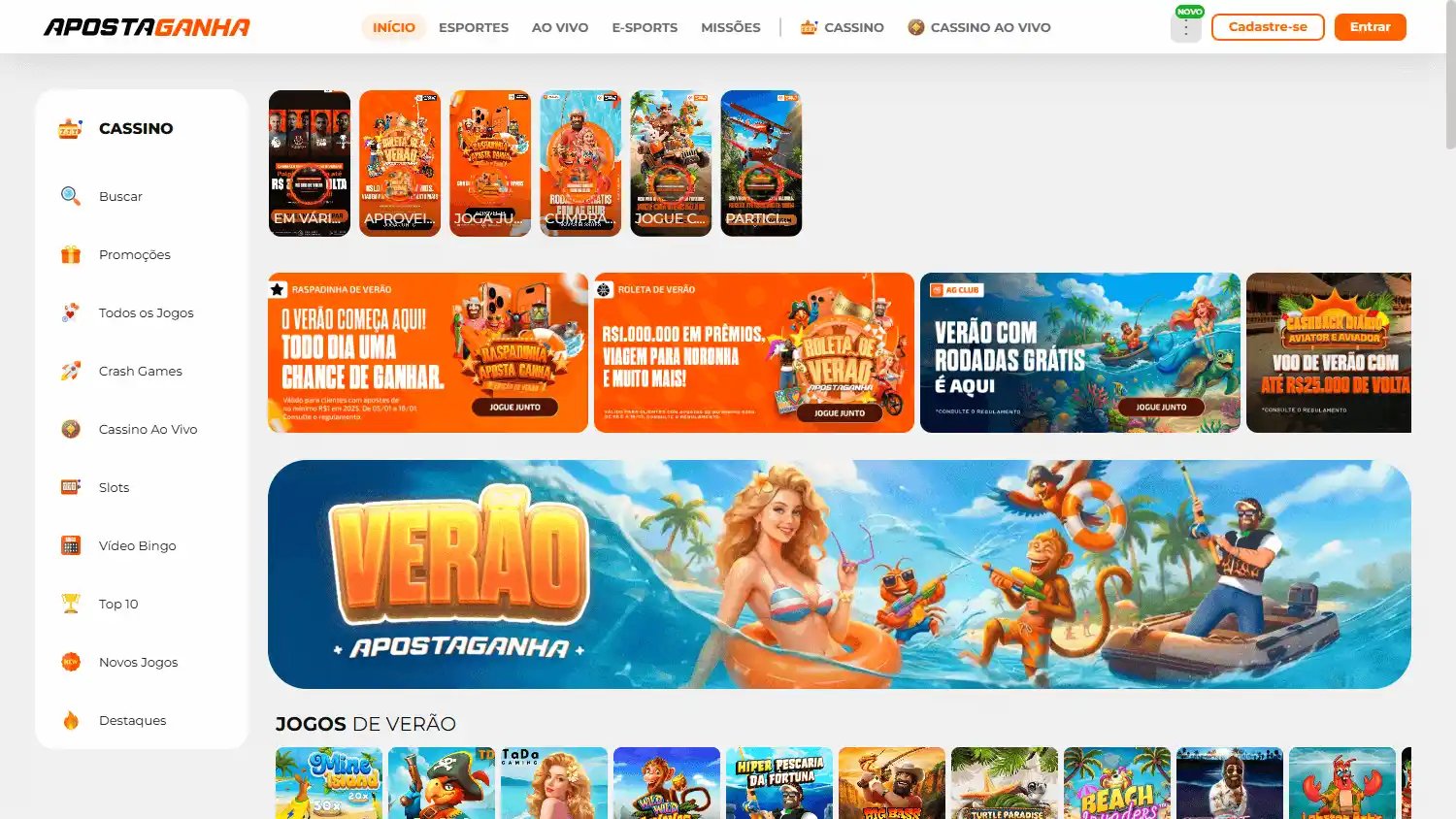 ApostaGanha Casino screenshot 1