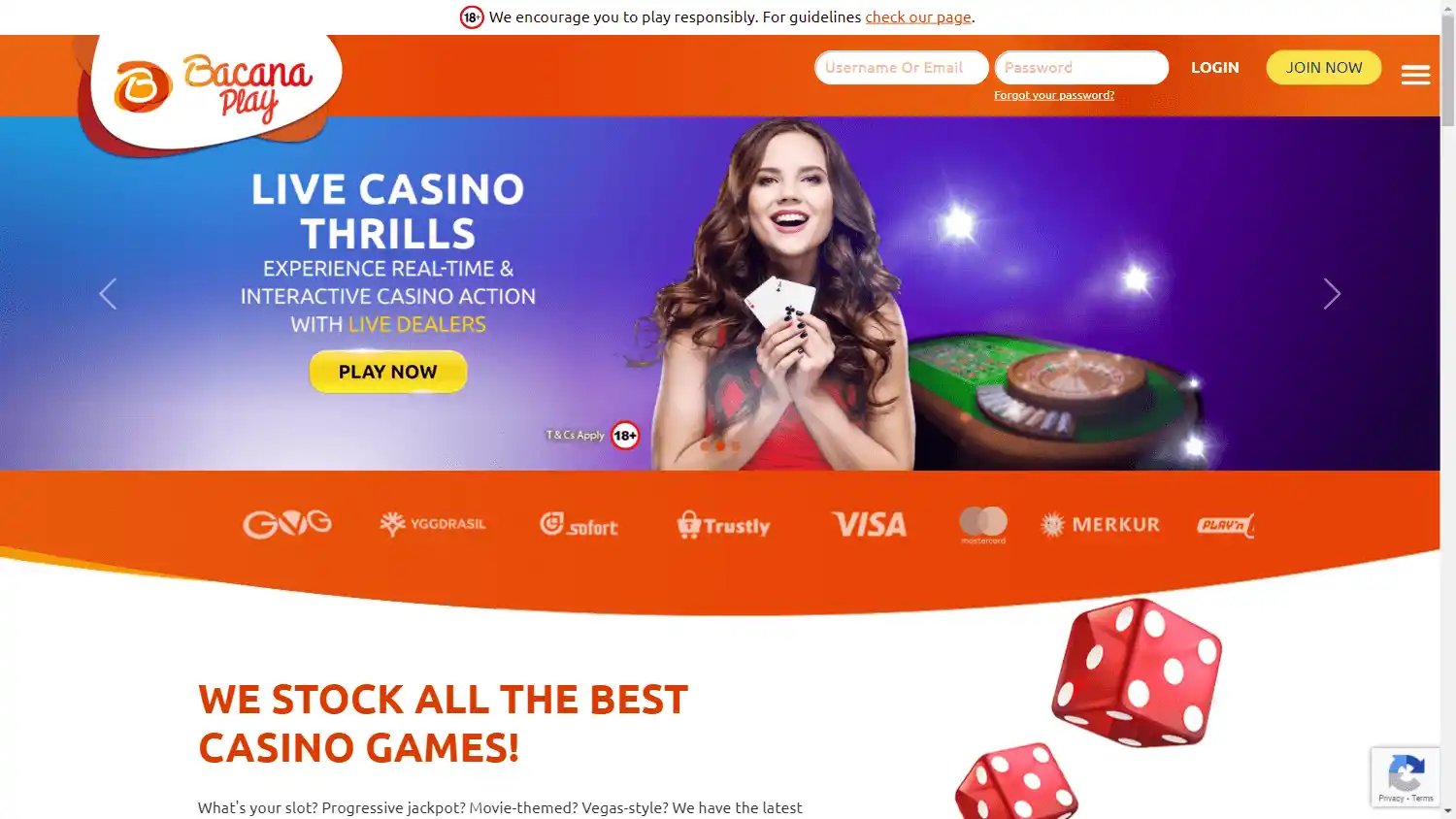 BacanaPlay Casino PT screenshot 2