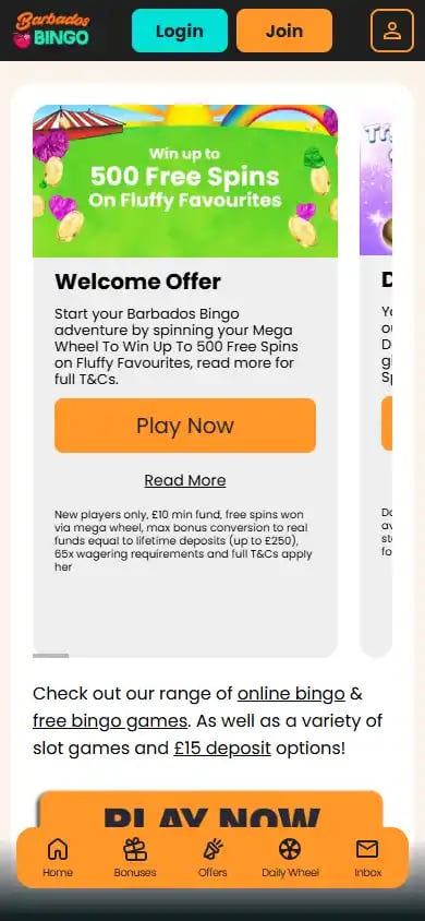 Barbados Bingo Casino screenshot 6