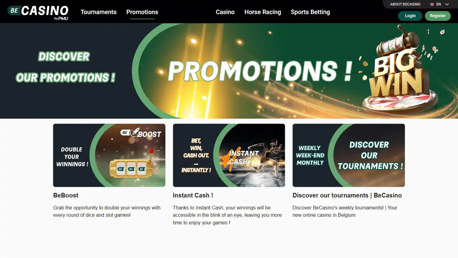 BeCasino screenshot 3