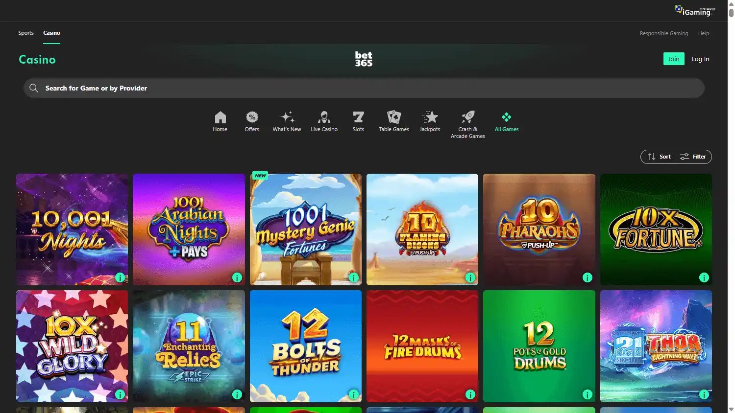bet365 Casino screenshot 2