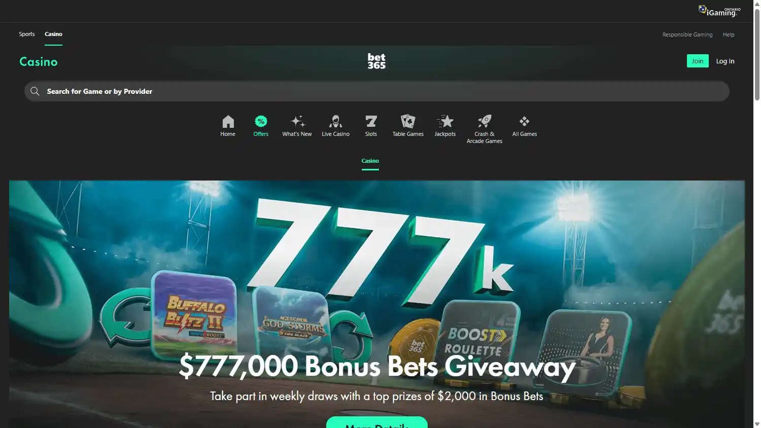 bet365 Casino screenshot 3