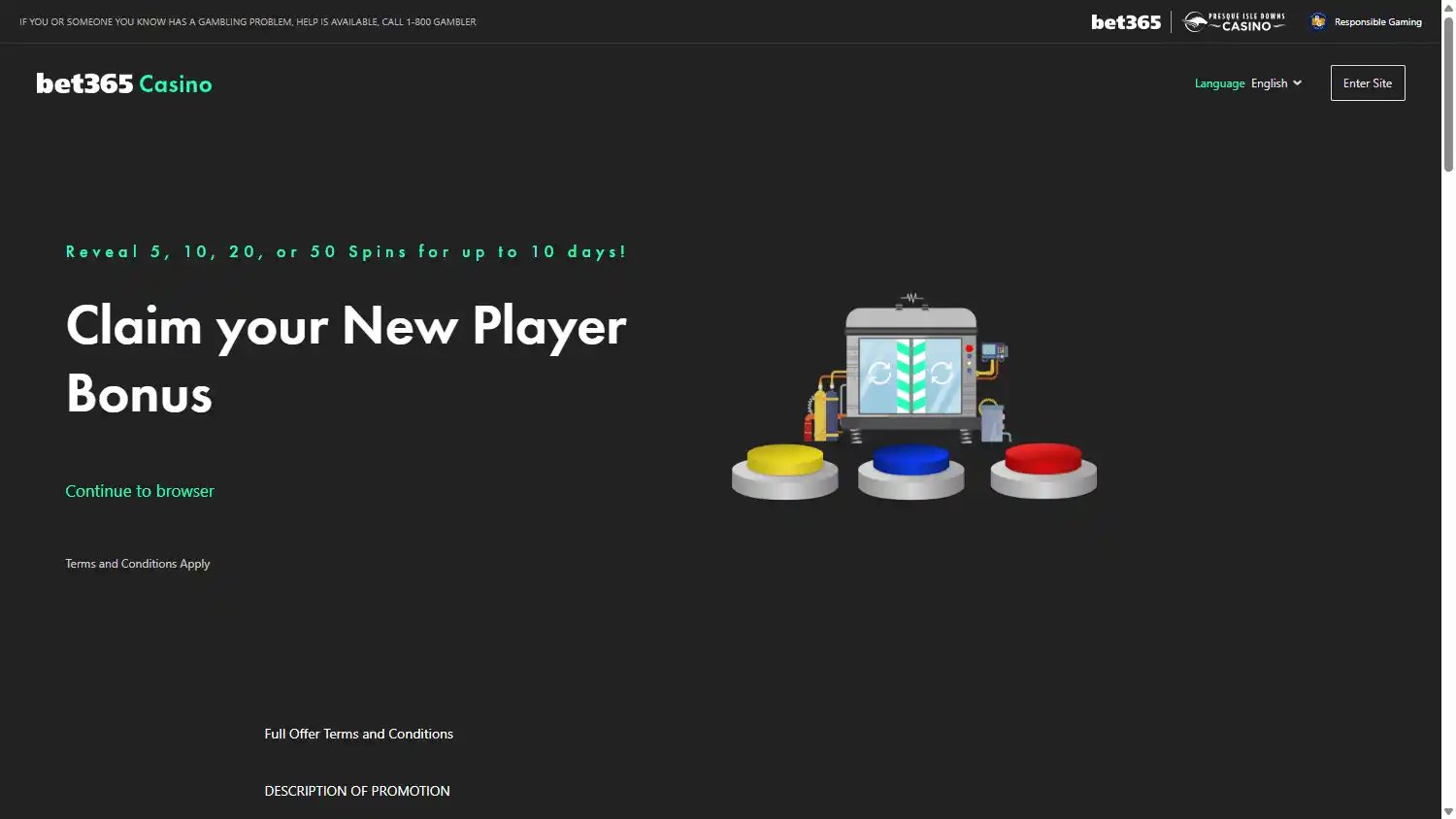 bet365 Casino screenshot 1