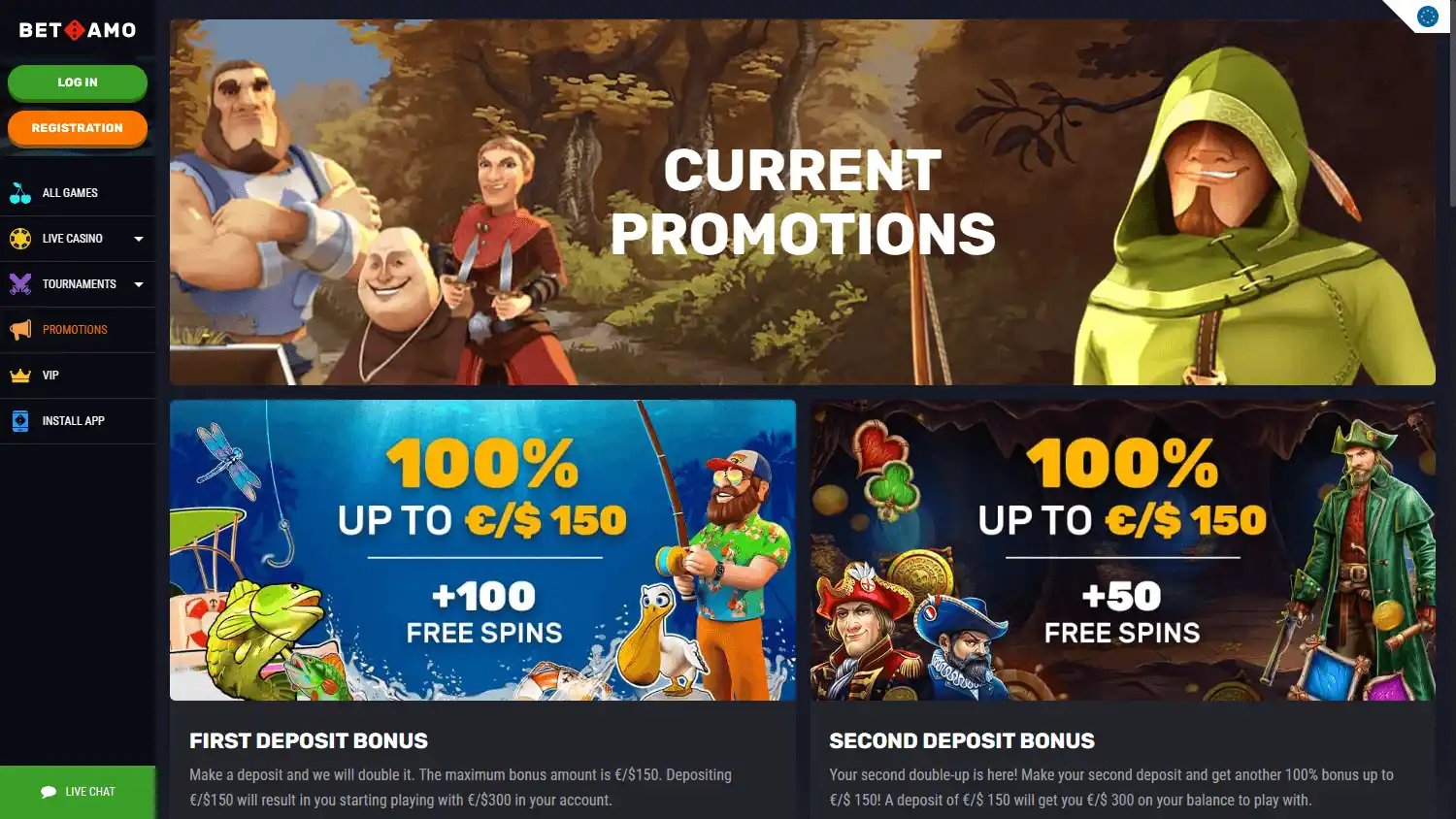 BetAmo Casino screenshot 3