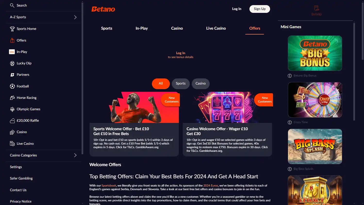Betano Casino CZ screenshot 4