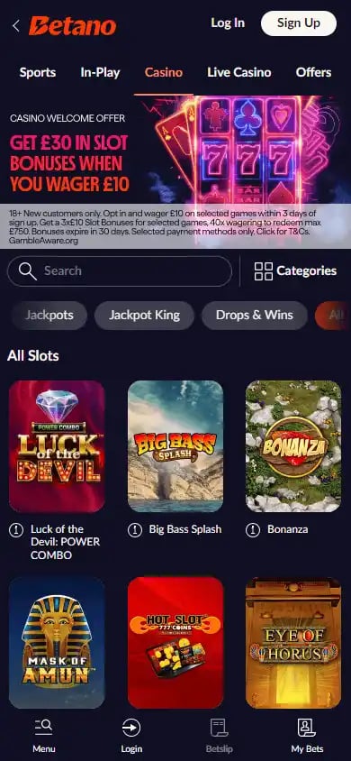 Betano Casino screenshot 6
