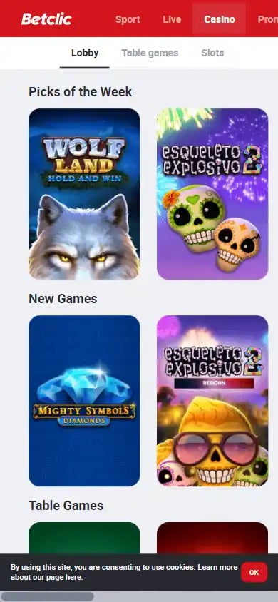 Betclic Casino screenshot 5