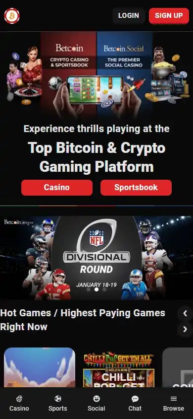 Betcoin.ag Casino screenshot 4