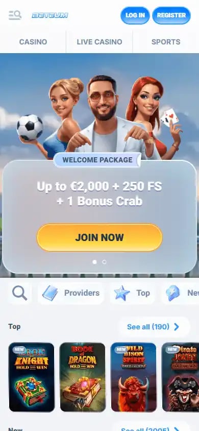 Beteum Casino screenshot 4