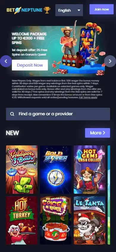 BetNeptune Casino screenshot 4