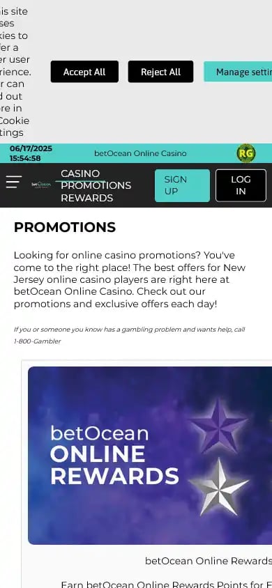 betOcean Online Casino screenshot 5