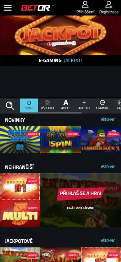 Betor Casino screenshot 2