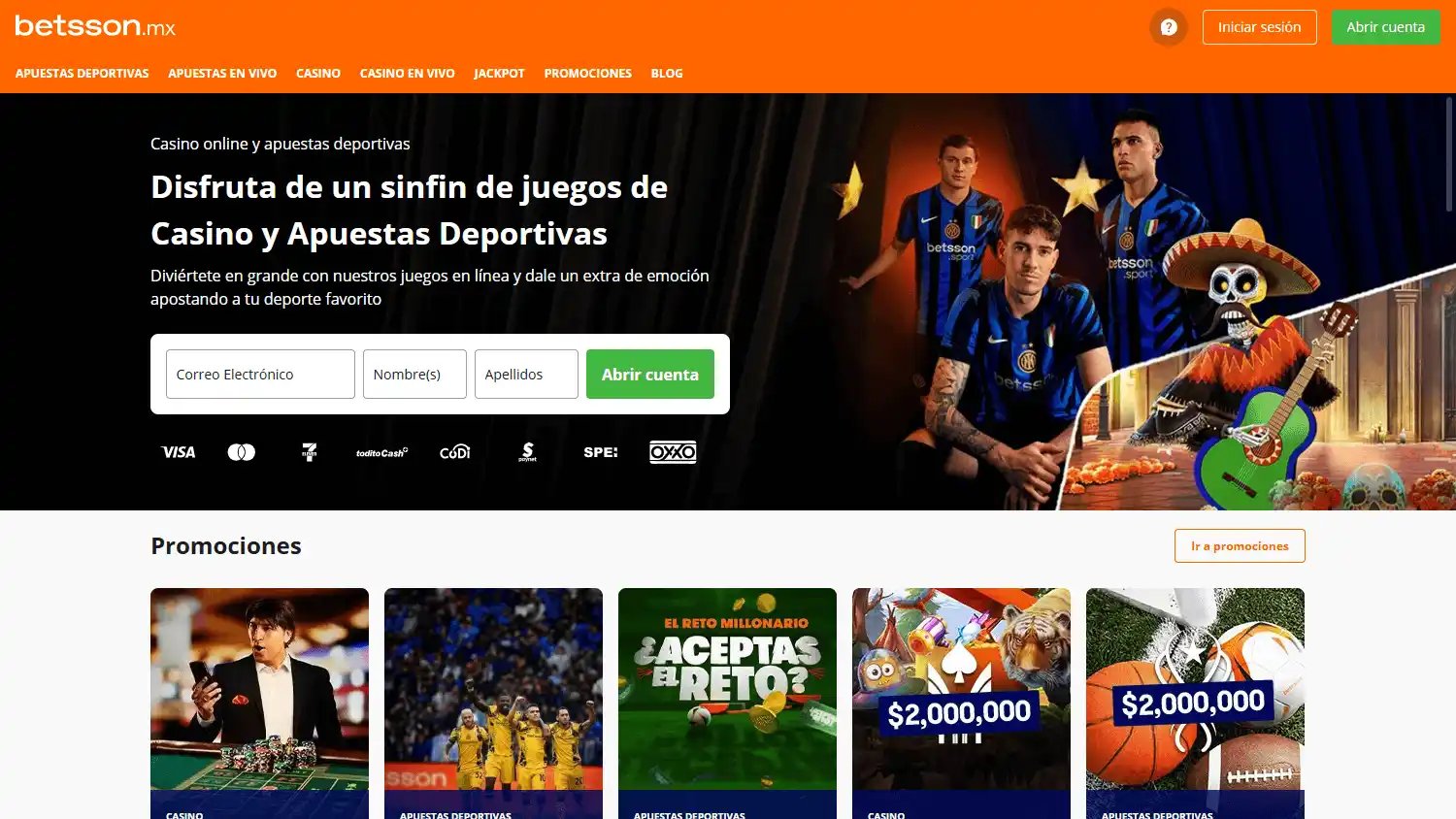 Betsson Casino MX screenshot 1