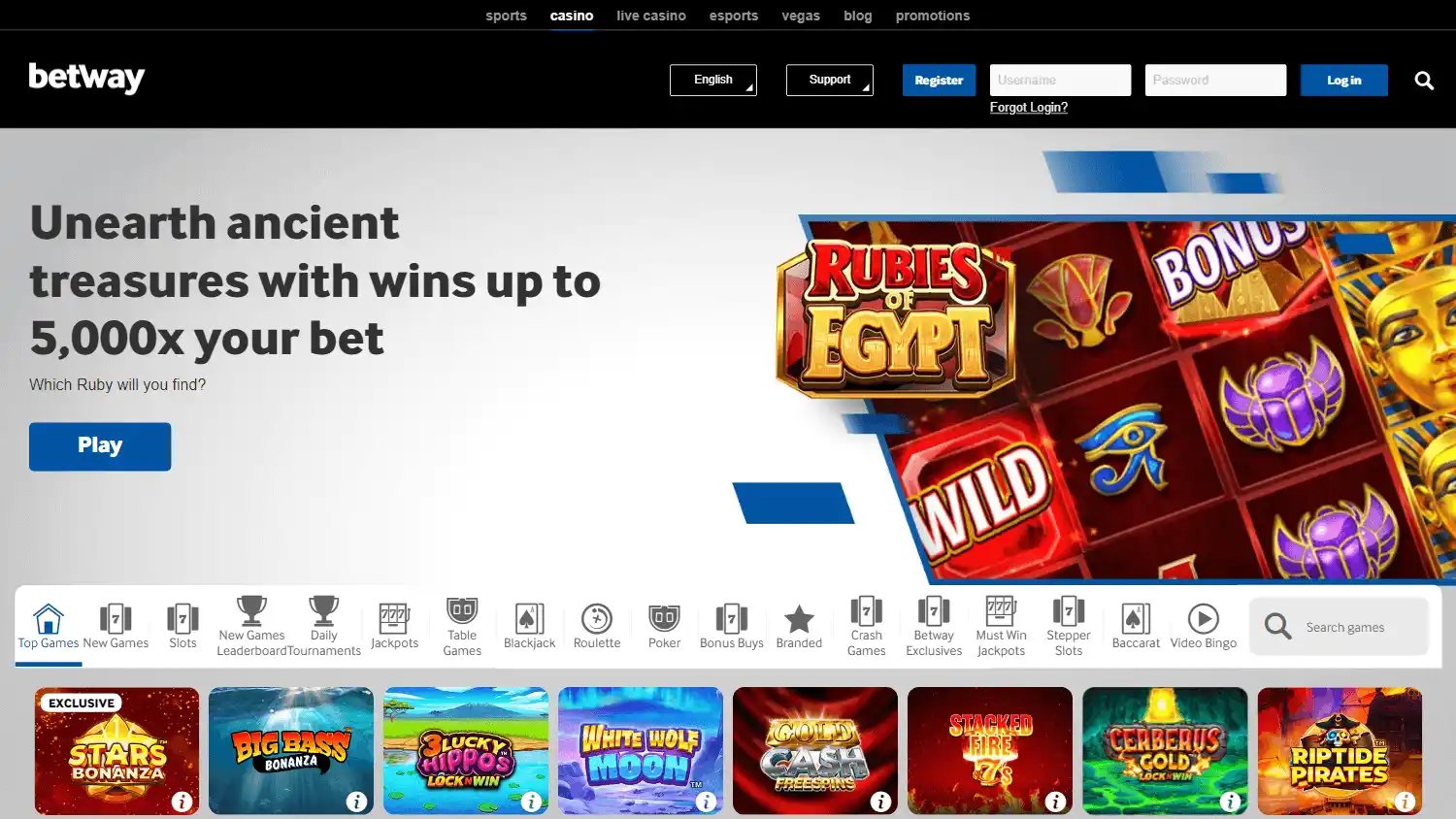 Betway Casino screenshot 2