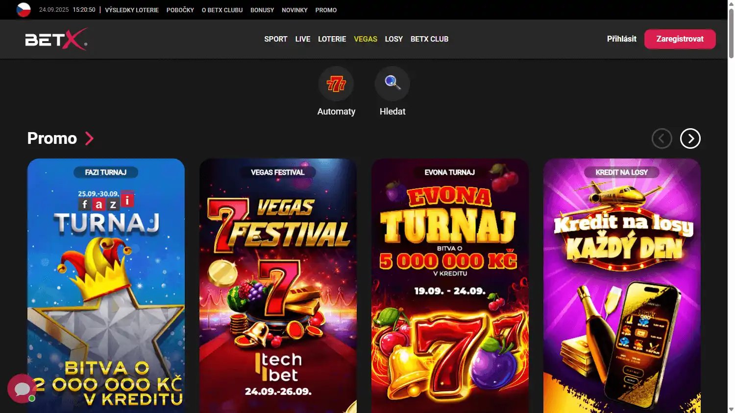 BETX Casino screenshot 2