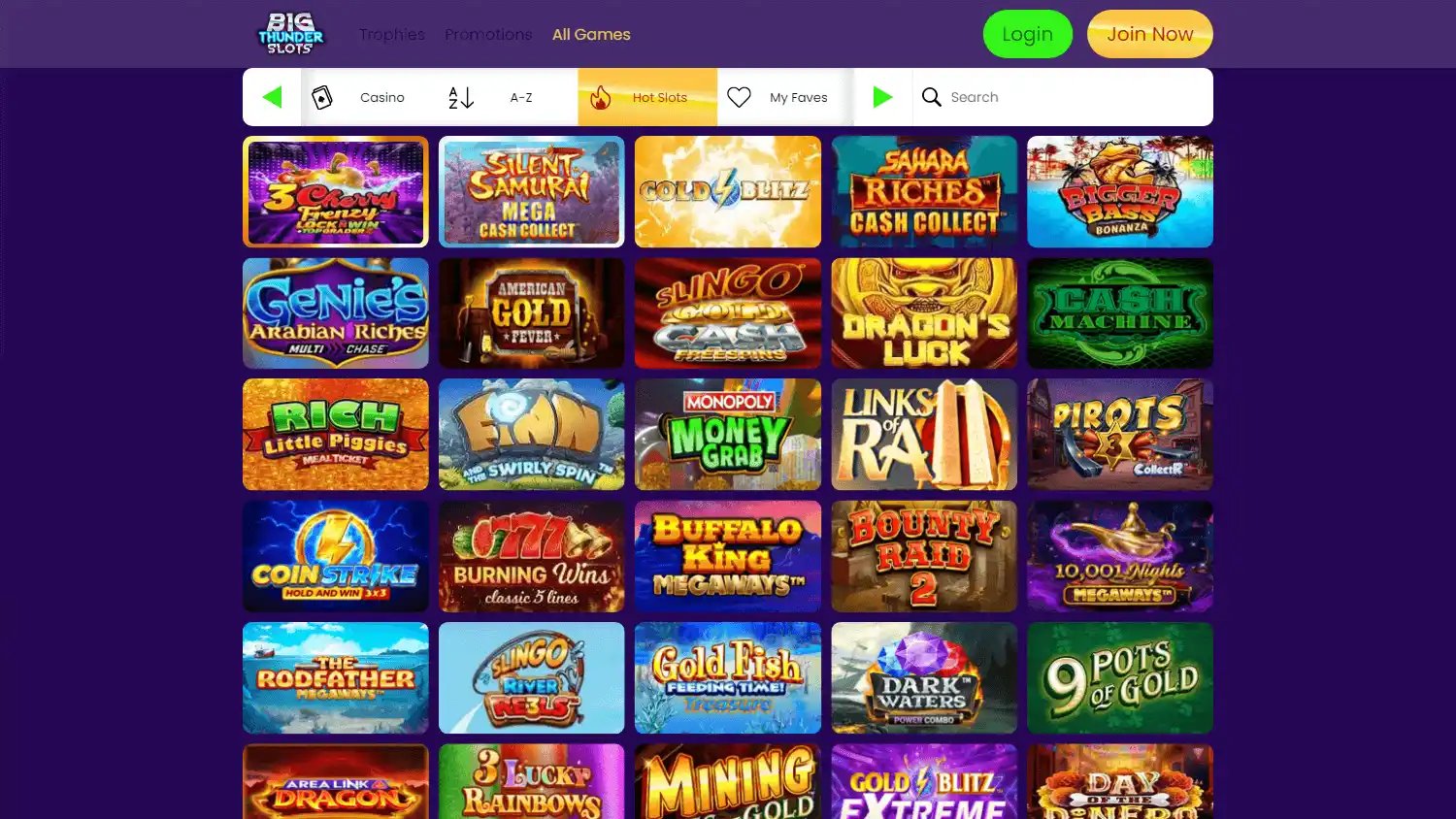Big Thunder Slots Casino screenshot 2