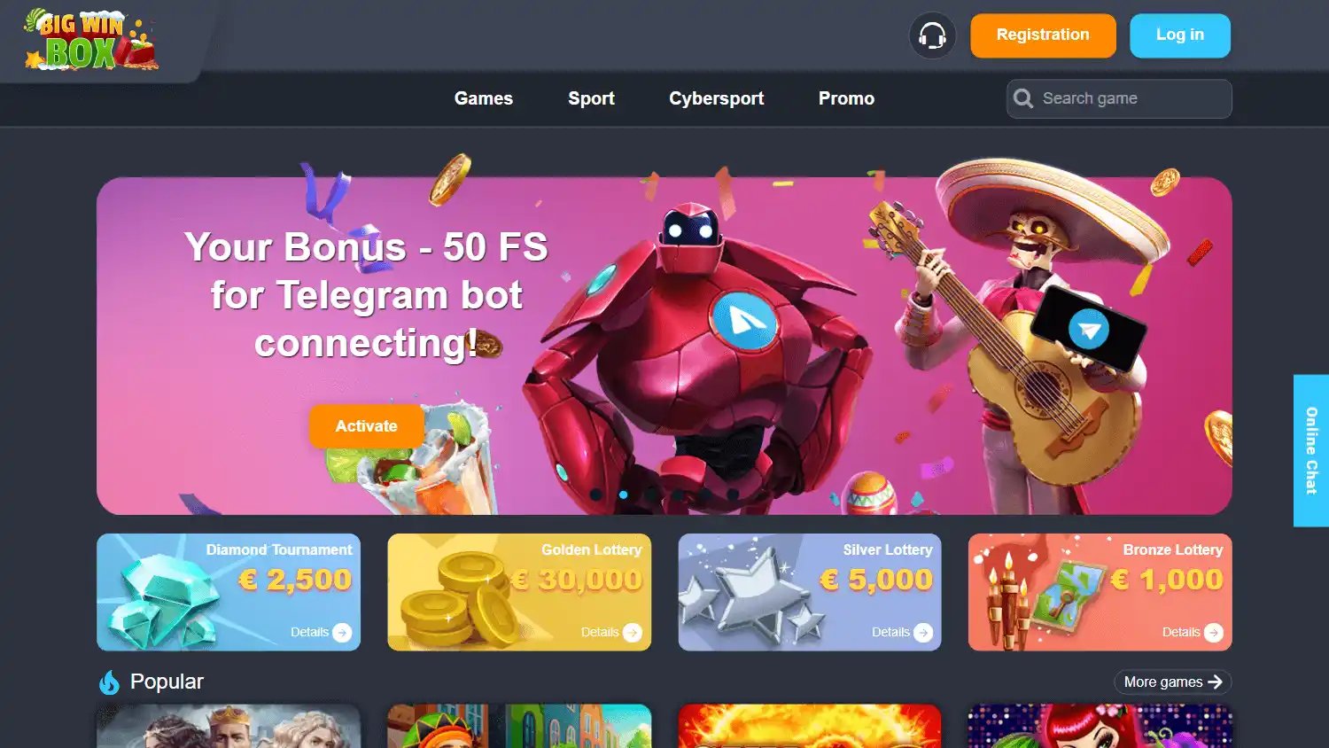 Big Win Box Casino screenshot 1
