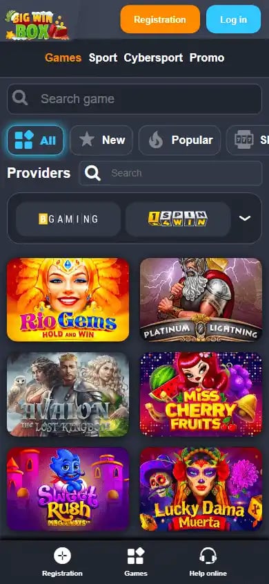Big Win Box Casino screenshot 5