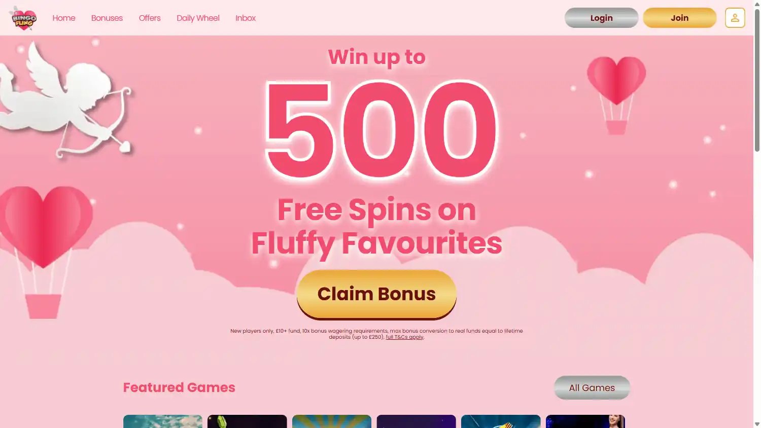 Bingo Fling Casino screenshot 1