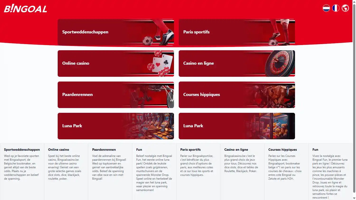Bingoal Casino BE screenshot 1