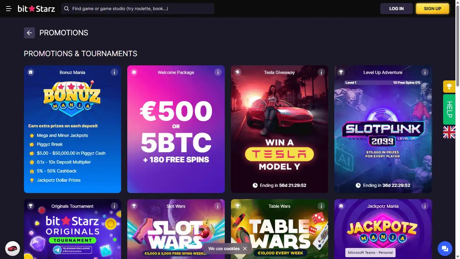 BitStarz Casino screenshot 3