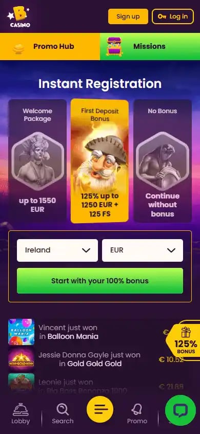 Bizzo Casino screenshot 4