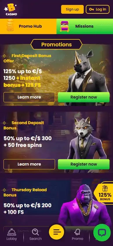 Bizzo Casino screenshot 6