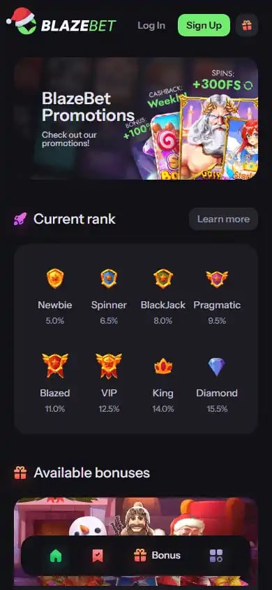 BlazeBet Casino screenshot 6