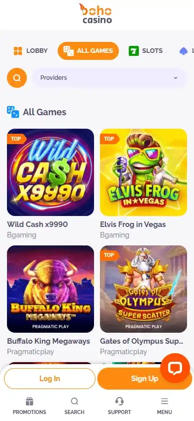 BOHO Casino screenshot 5