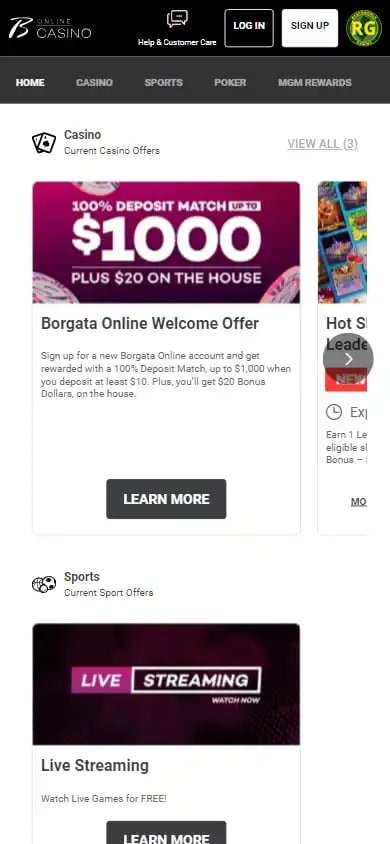 Borgata Online Casino screenshot 5