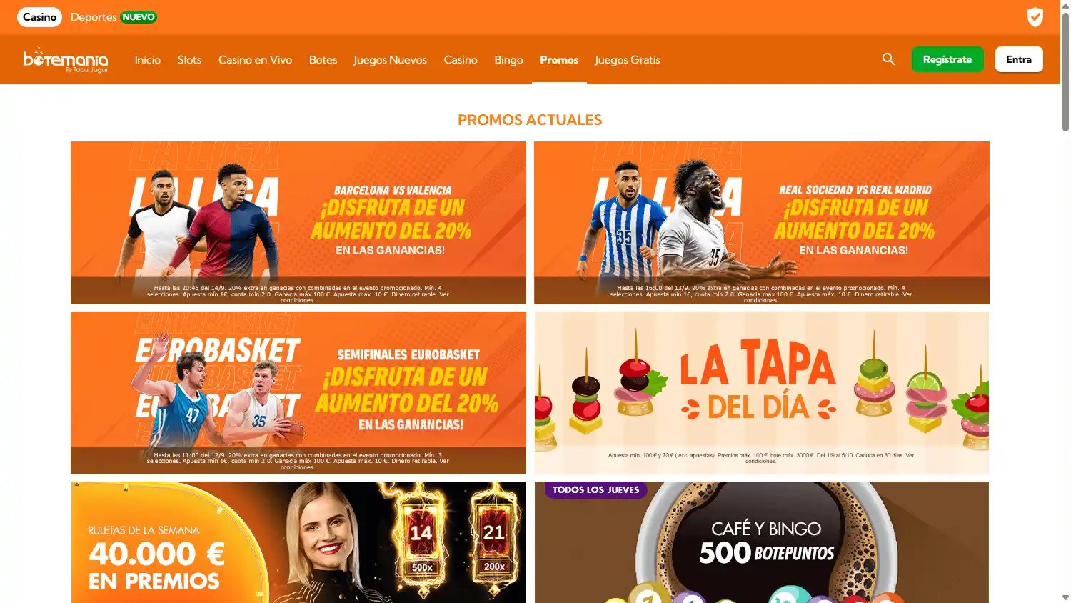 Botemania Casino screenshot 4