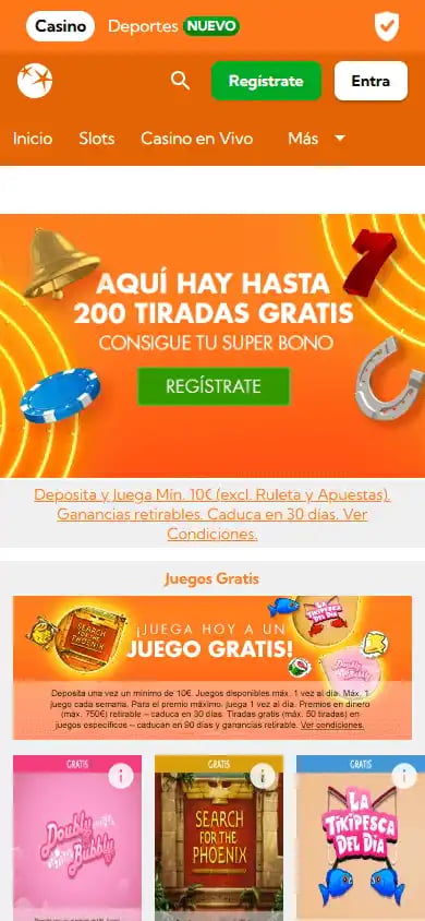 Botemania Casino screenshot 5