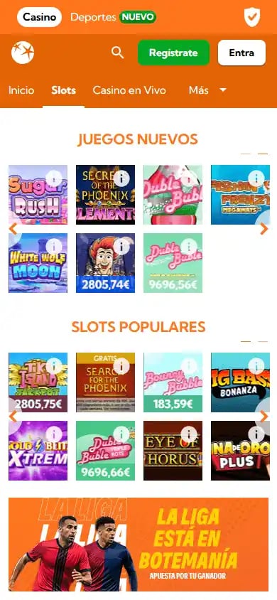 Botemania Casino screenshot 6