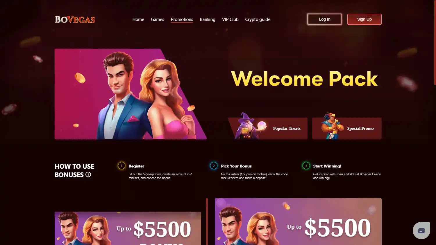 BoVegas Casino screenshot 3