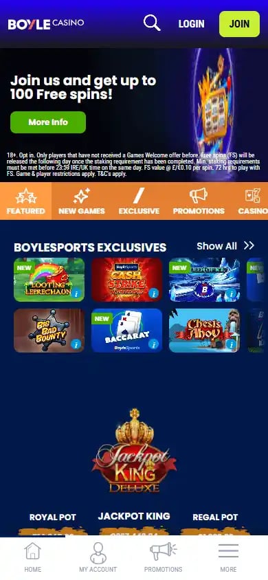 BOYLE Casino screenshot 3