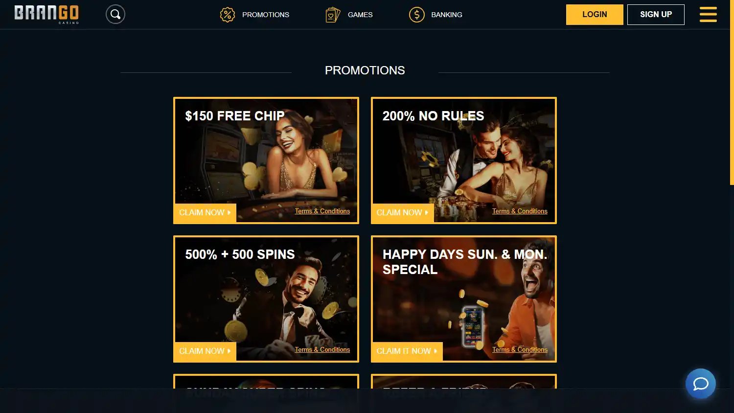 Brango Casino screenshot 3